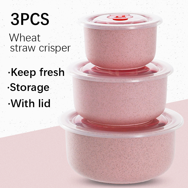 Meal Prep Microwave - طقم من 3 أوعية لحفظ الطعام
