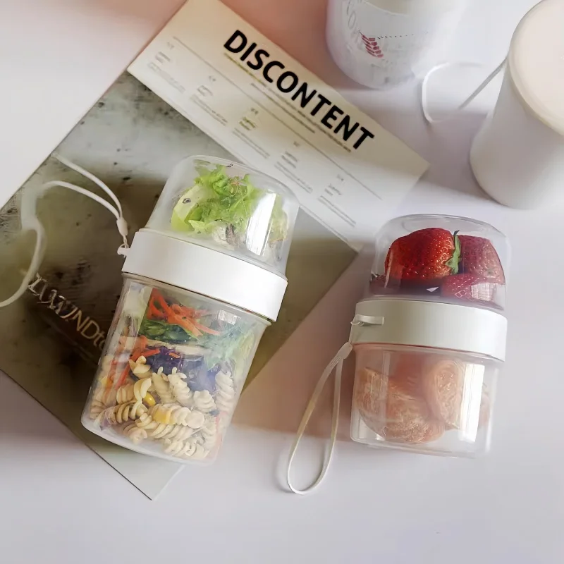 Meal Prep Yogurt Containers - الإفطار دقيق الشوفان الحبوب الجوز الزبادي