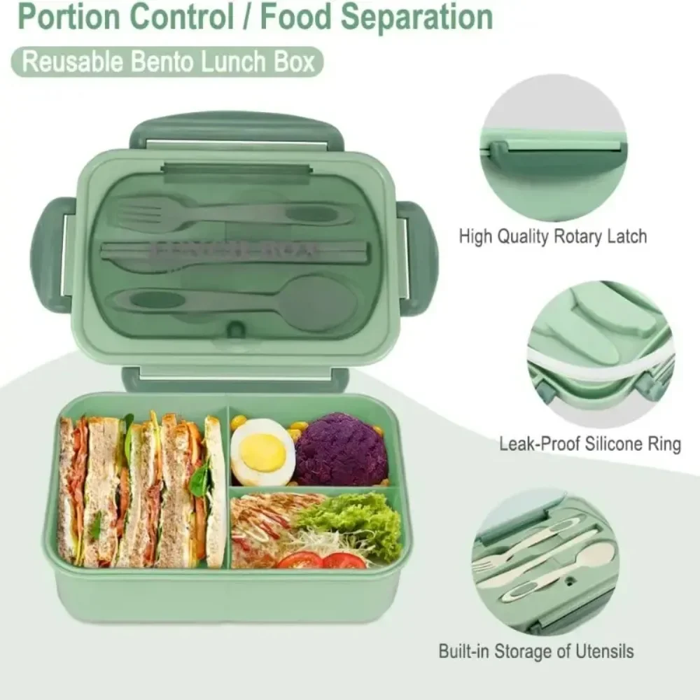 صندوق غداء بنتو سعة 1200 مل لل - مراجعة Meal Prep Microwave وسعره