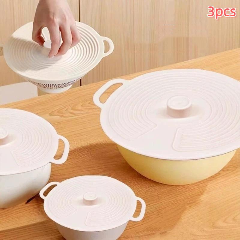 3 قطع أغطية سيليكون مقاومة للح - مراجعة Meal Prep Microwave وسعره