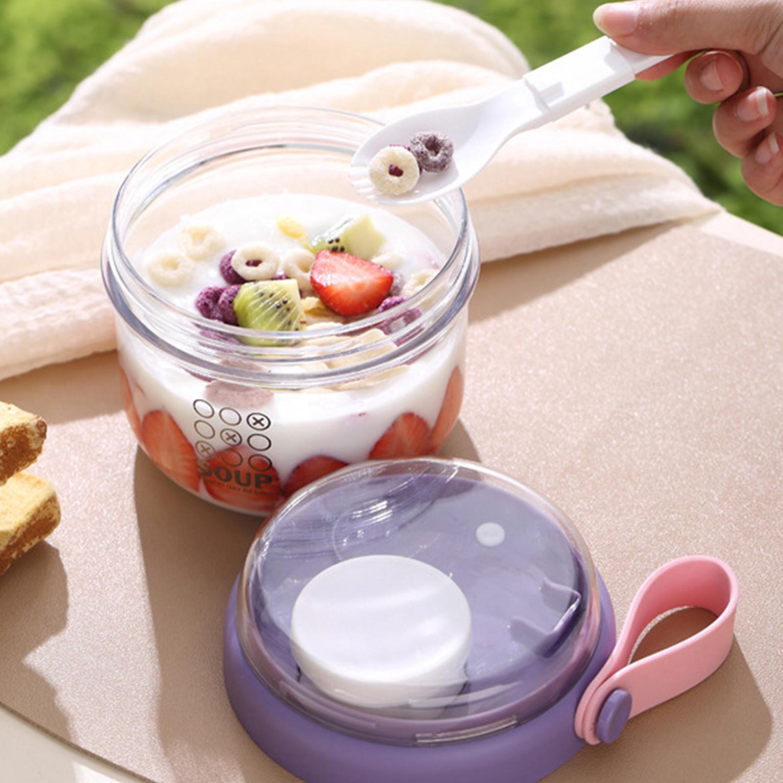 وعاء تحضير وجبات السلطة مع غطا - مراجعة Meal Prep Yogurt Containers وسعره