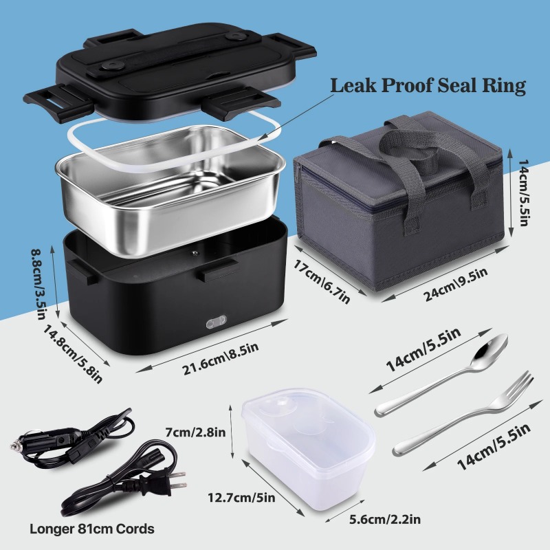 صندوق غداء كهربائي مُدفأ 110 ف - مراجعة Meal Prep Microwave وسعره