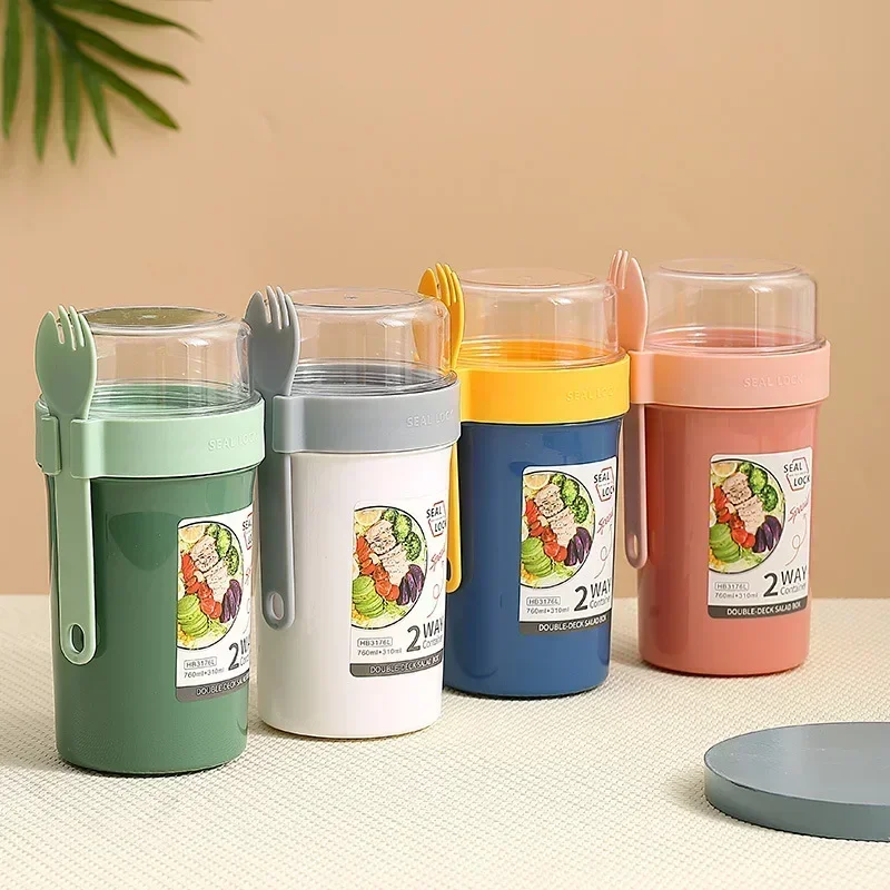 بينتو علب الاغذية سلطة الشوفان - مراجعة Meal Prep Yogurt Containers وسعره