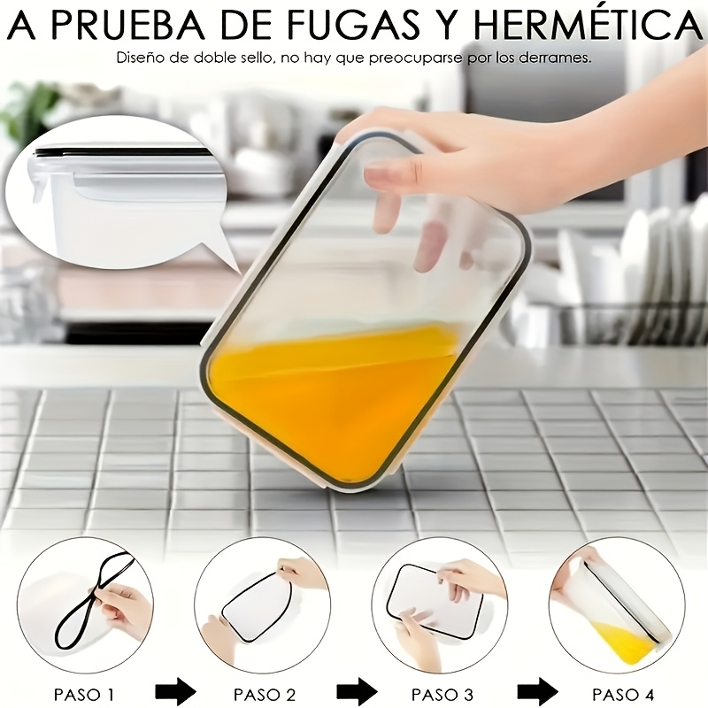 مجموعة من 8 قطع تشمل 4 حاويات  - مراجعة Meal Prep Microwave وسعره