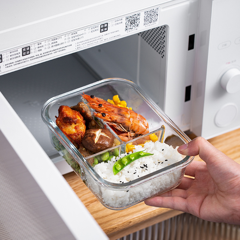صندوق زجاجي لحفظ الطعام، مصنوع - مراجعة Meal Prep Microwave وسعره