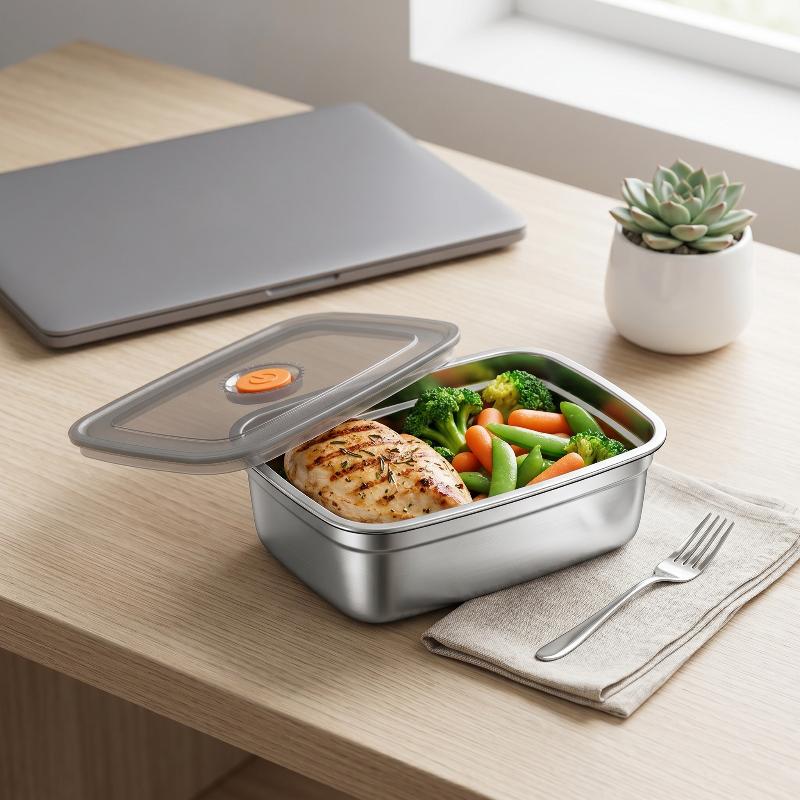 صندوق غداء للتخييم من الفولاذ  - مراجعة Meal Prep Microwave وسعره