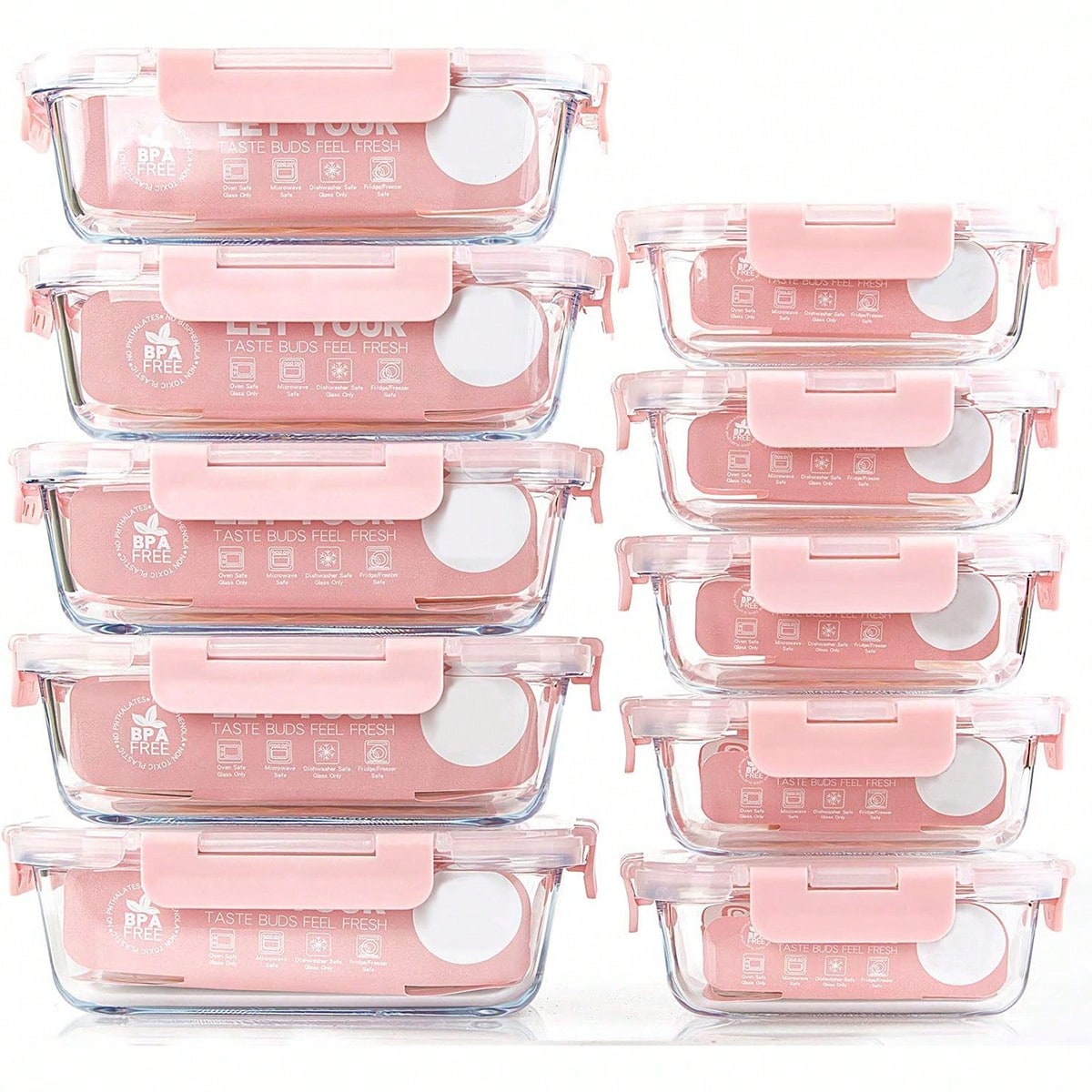 10 حاويات زجاجية لتحضير الوجبا - مراجعة Meal Prep Microwave وسعره