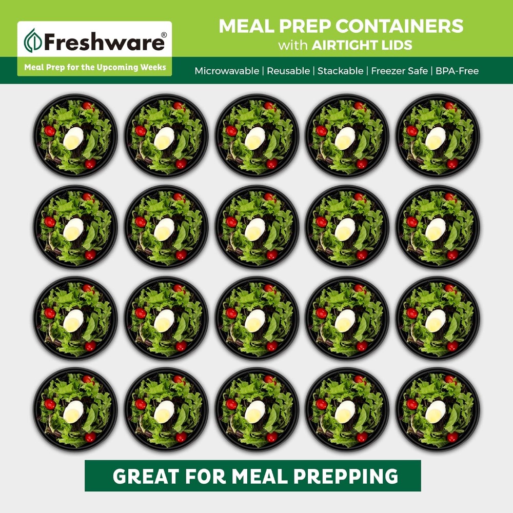 حاويات تحضير الوجبات مع أغطية، - مراجعة Meal Prep Microwave وسعره