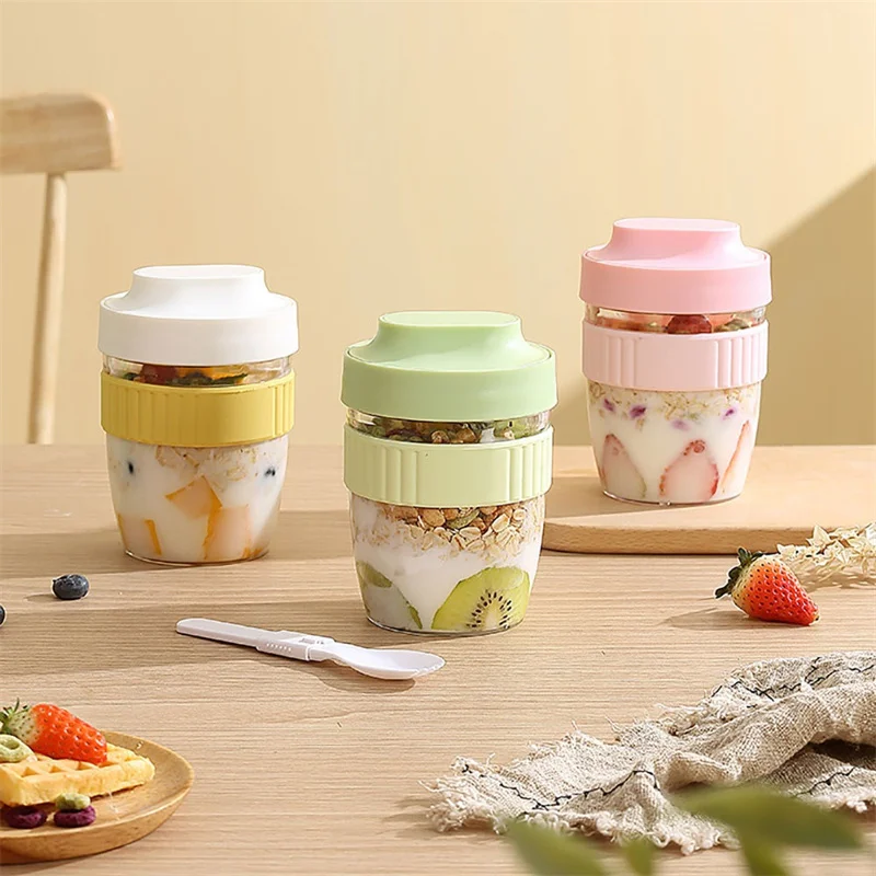 480/570 مللي كوب الإفطار المحم - مراجعة Meal Prep Yogurt Containers وسعره