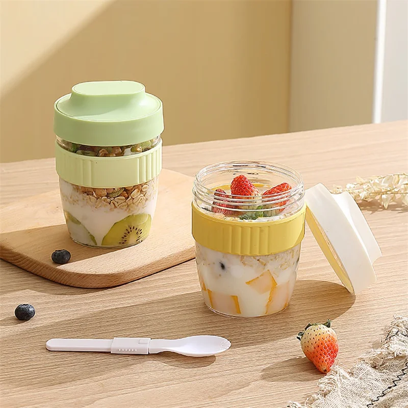 480/570 مللي كوب الإفطار المحم - مراجعة Meal Prep Yogurt Containers وسعره