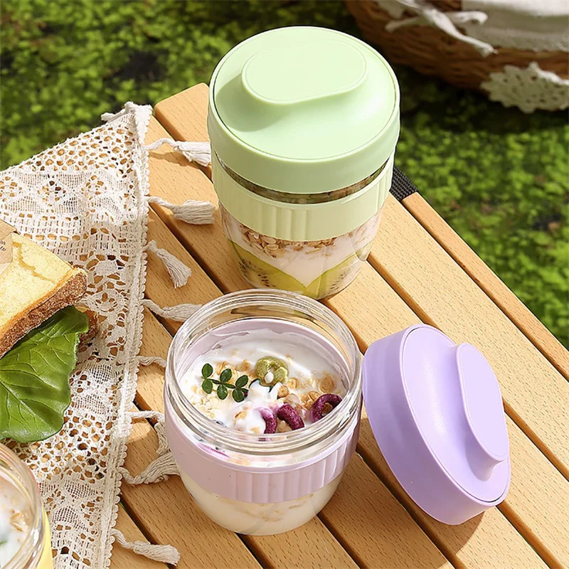 480/570 مللي كوب الإفطار المحم - مراجعة Meal Prep Yogurt Containers وسعره