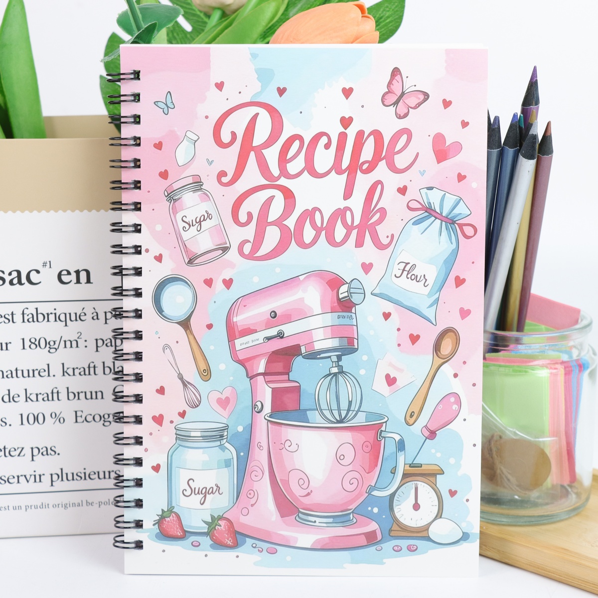 كتاب وصفات شخصي - لتسجيل وتدوي - مراجعة Meal Prep Ebook وسعره