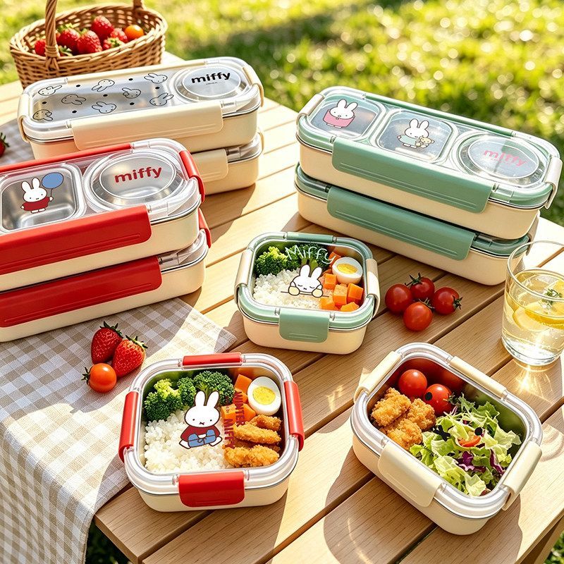 علبة غداء ميفي اللطيفة مقسمة،  - مراجعة Meal Prep No Microwave وسعره