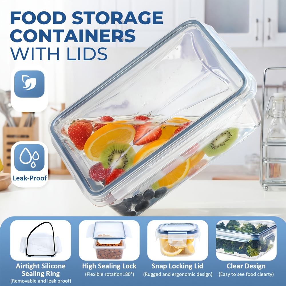 حاوية طعام محكمة الإغلاق مع غط - مراجعة Meal Prep Microwave وسعره