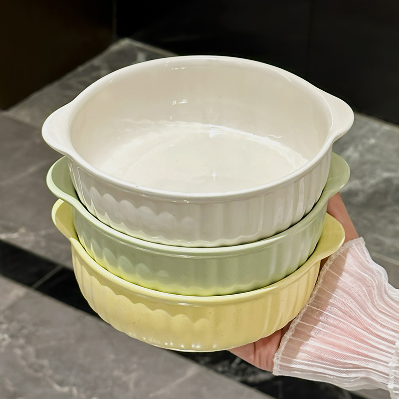 وعاء سيراميك بمقبضين، آمن للاس - مراجعة Meal Prep Microwave وسعره